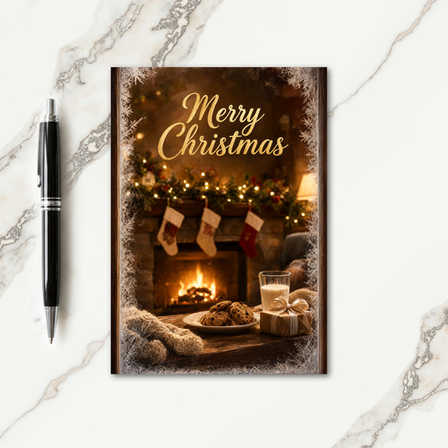 Personalized Christmas Card Sayings Card