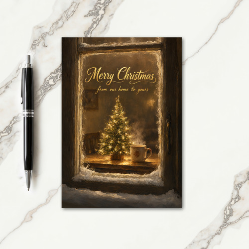 Personalized Christmas Greeting Card Messages Card