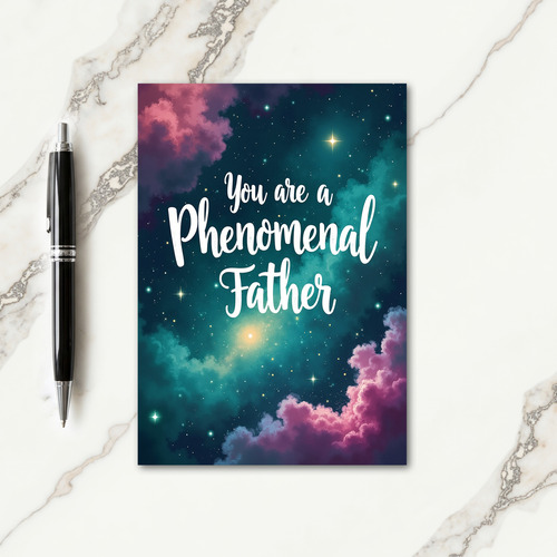 Phenomenal Father Starry Card