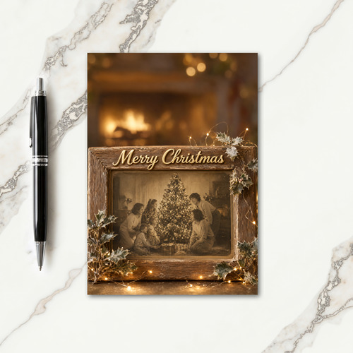 Photo Christmas Card Download Card