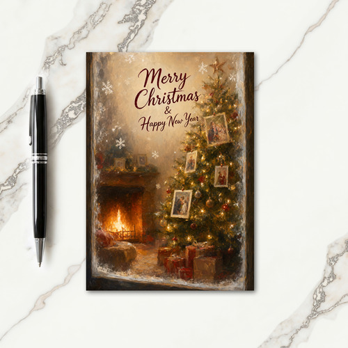Photo Christmas Card Quotes Card