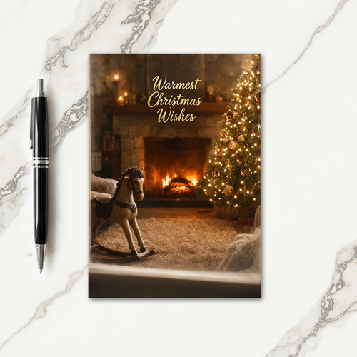 Photo Christmas Card Sayings Card