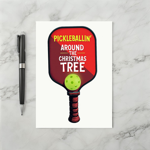Pickleballin Around The Christmas Tree