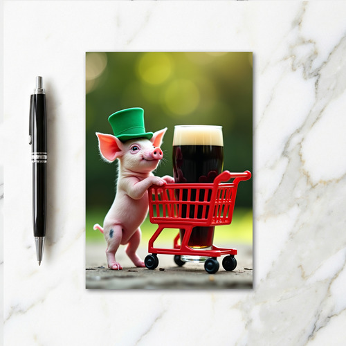 Piglet Celebration Card