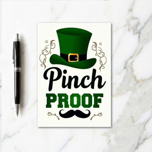 Pinch Proof Happy St Patricks Day Card