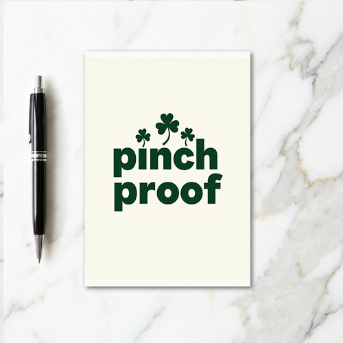 Pinch Proof Shamrock Day Card