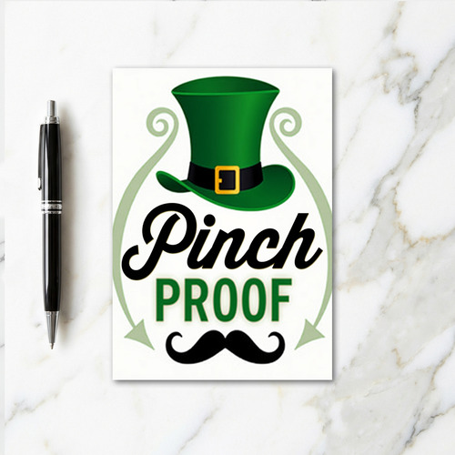 Pinch Proof St Patricks Day Card