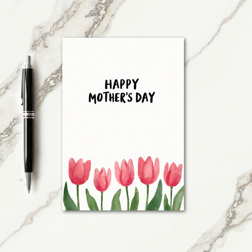 Pink And Coral Happy Day Card