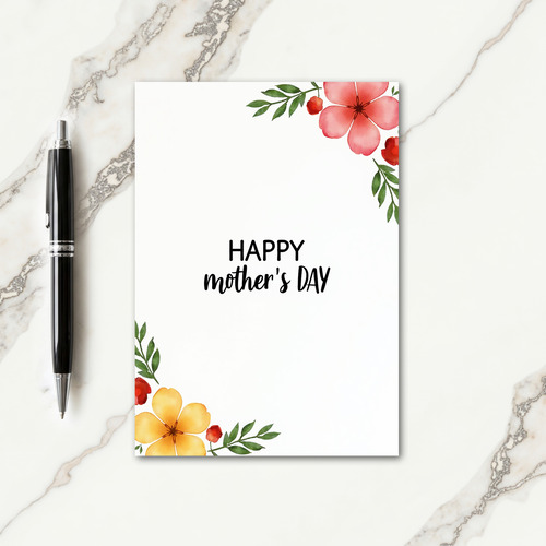 Pink And Red Happy Day Card