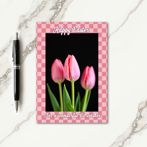 Pink Bloom Easter Greeting Card
