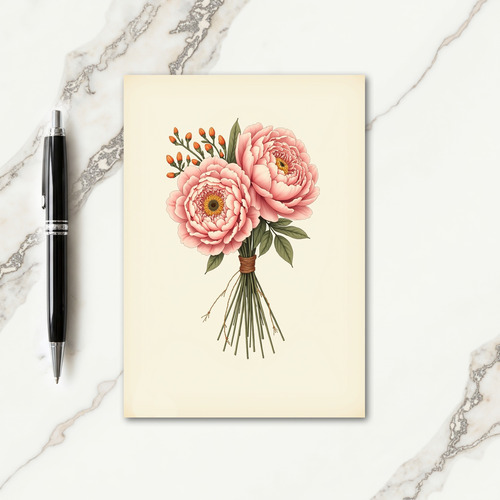 Pink Blossom Mothers Day Card