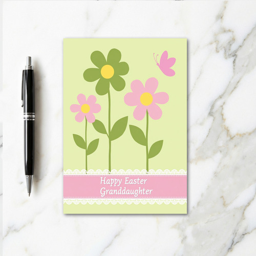 Pink Blossoms Easter Card