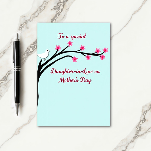 Pink Blossoms Mother Card
