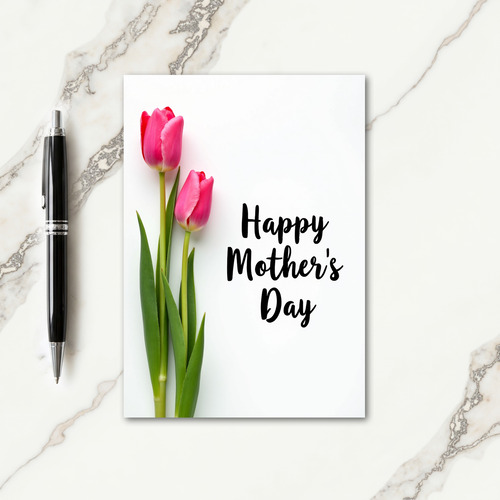 Pink Blossoms Mothers Day Card