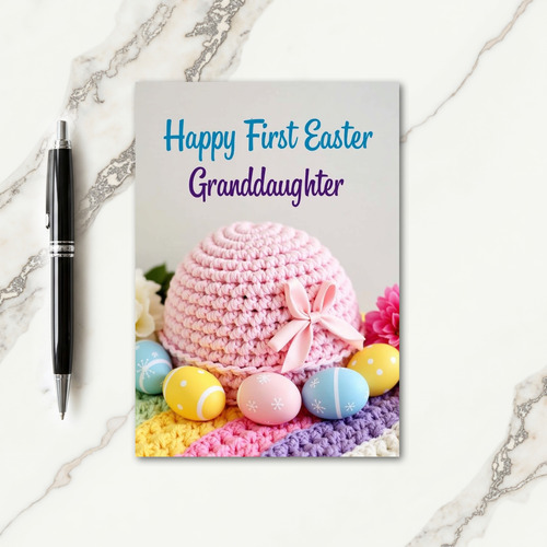 Pink Bonnet Celebration Card