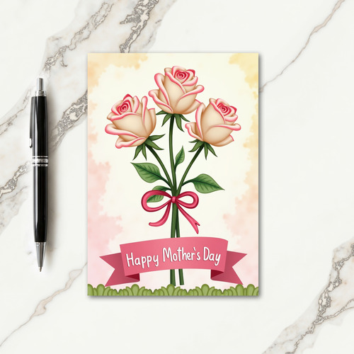 Pink Bouquet Day Card