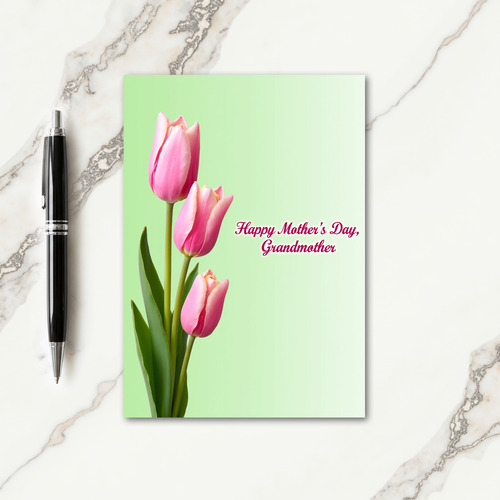 Pink Bud Sweet Mothers Day Card