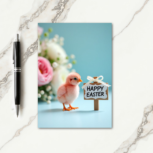 Pink Chick Celebration Card