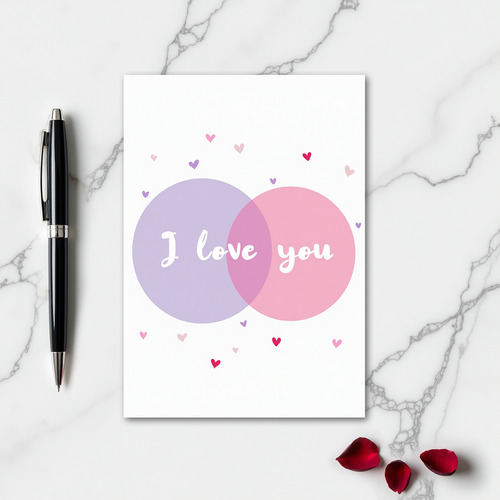 Pink Classic Love Card