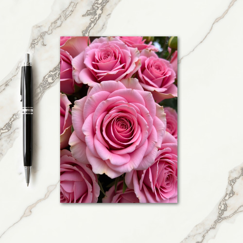 Pink Floral Mothers Day Bloom Card