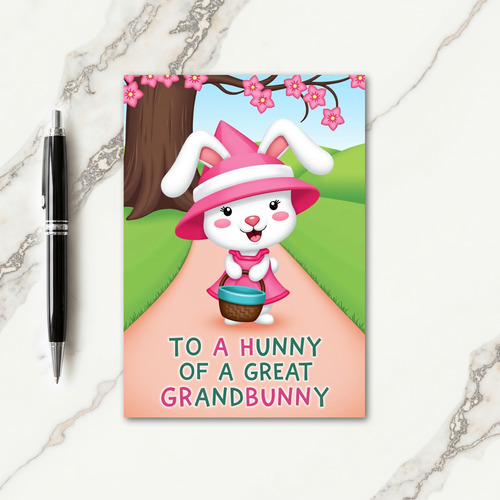 Pink Flower Springtime Friend Card