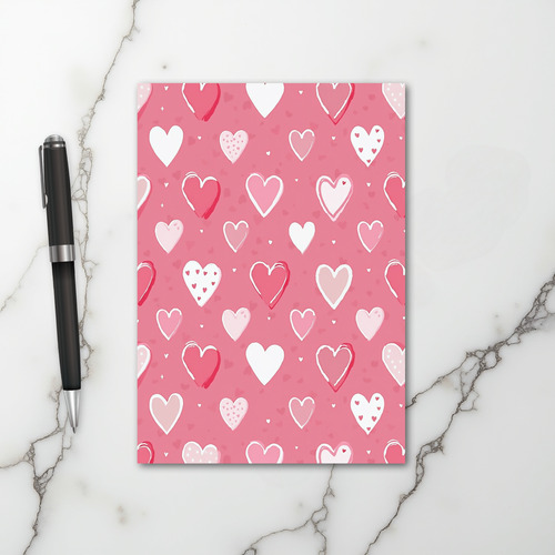 Pink For Her Valentines Card