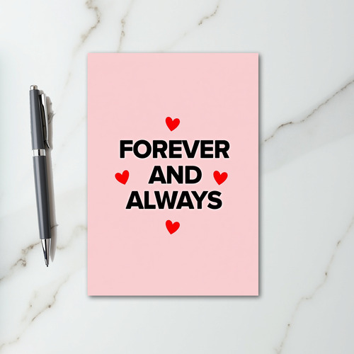 Pink Forever And Always Card