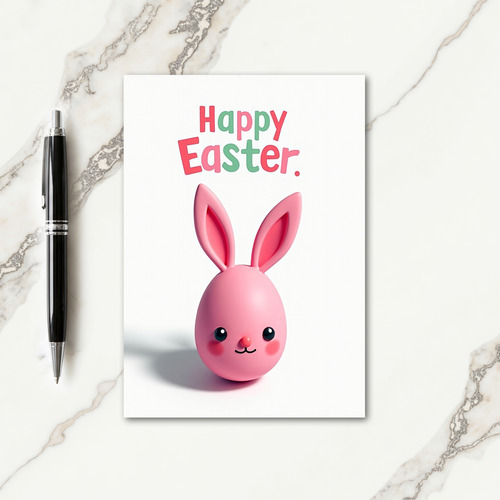 Pink Friend Holiday Card