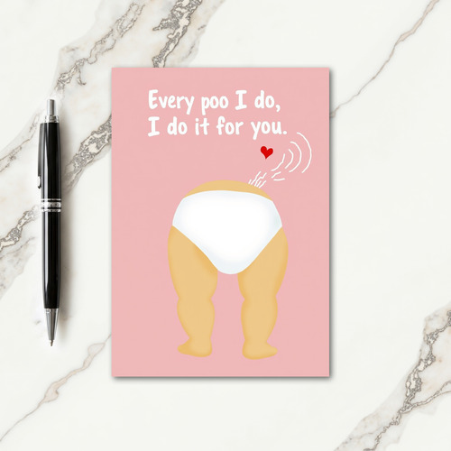 Pink Infant Mothers Day Card