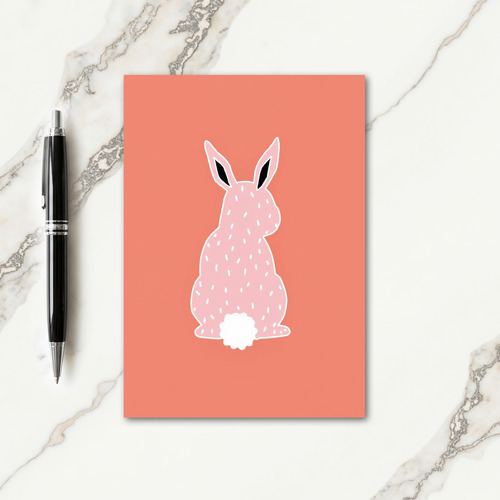 Pink Lagomorph Art Card