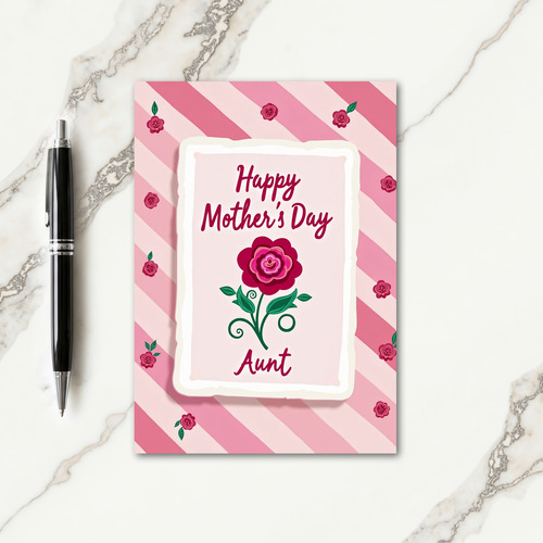Pink Mothers Day Bloom Card