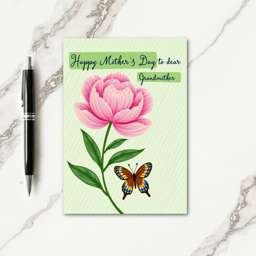 Pink Mothers Day Blossom Card