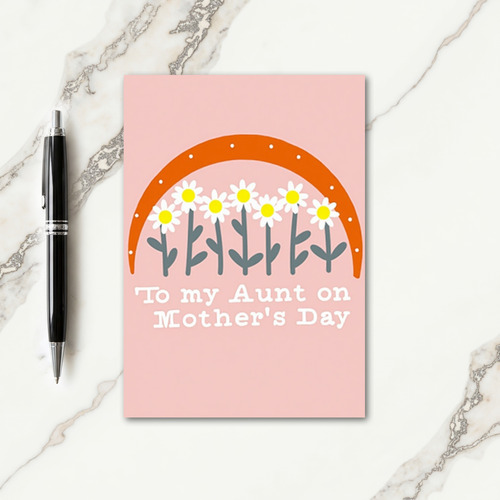 Pink Mothers Day Greeting Card
