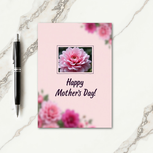 Pink Mothers Day Wishes Card