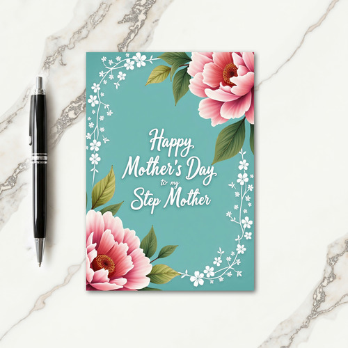 Pink Petal Mother Card