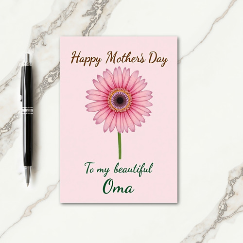 Pink Petals Mothers Day Bloom Card