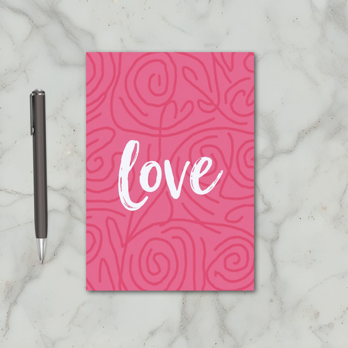 Pink Romantic Love Card