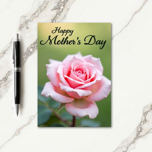 Pink Rose Affection Card