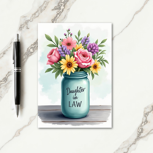 Pink Roses Sweet Mothers Day Card