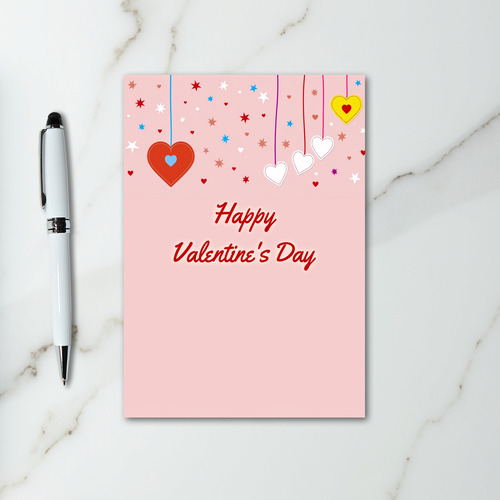 Pink Scrapbook Valentines Day Card