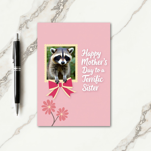 Pink Sister Mothers Day Image Card