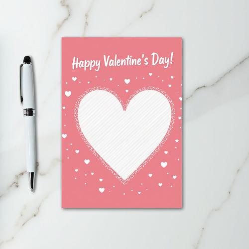 Pink Sweet Simple Valentines Day Card