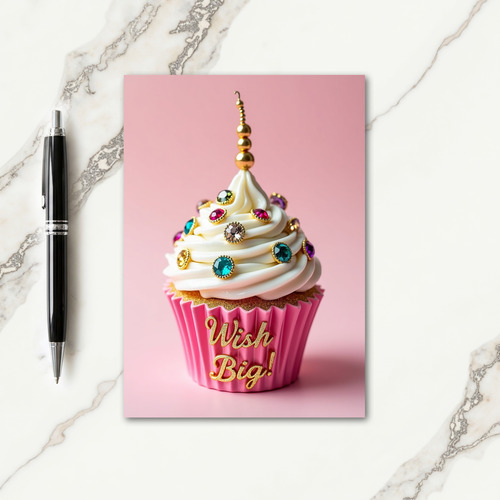Pink Treat Birthday Card