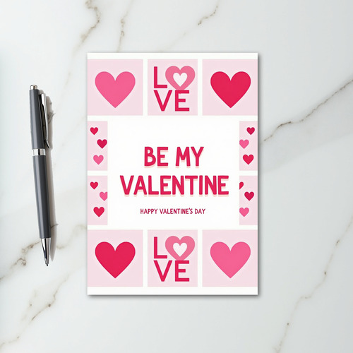 Pink Valentine Card
