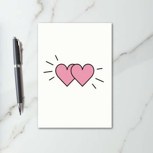 Pink Valentine Love Card