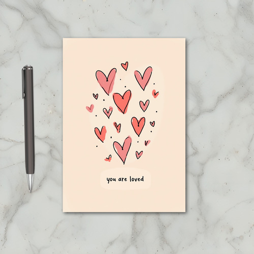 Pink You Are Loved Card