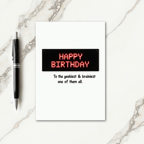 Pixel Birthday Card