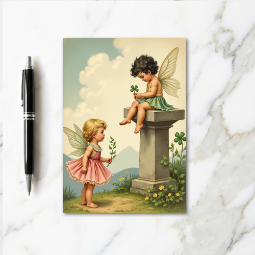 Pixie Friendship Scene Card