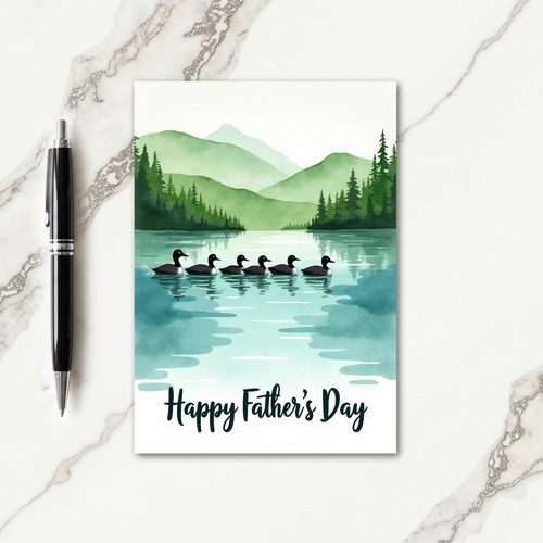 Placid Fathers Day Card