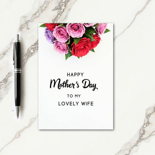 Plaid Flower Sentiment Card